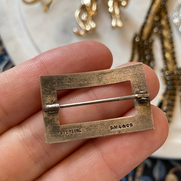 Antique Sterling, Art Deco, Victorian, Signed Pieces Jewelry Lot - Picture 3 of 12